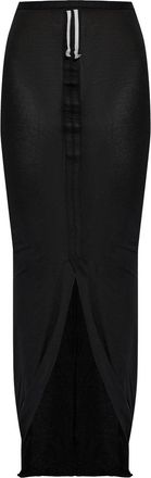 Rick Owens Soft Edfu Skirt Nero