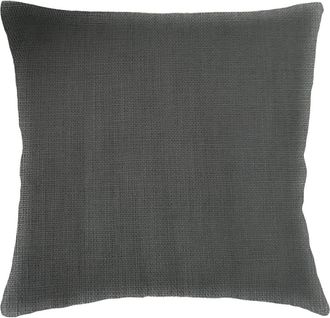 Anaya with Love So Soft Linen Euro Pillow with Down Alternative Insert in Antique Grey at Nordstrom, Size 26X26