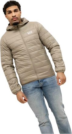 Emporio Armani Tussenjas 8Npb 24 - Heren - Winterjassen - Beige - XL - Polyester - Jassen