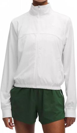 lululemon Court Rival Tennis Track Jacket In White