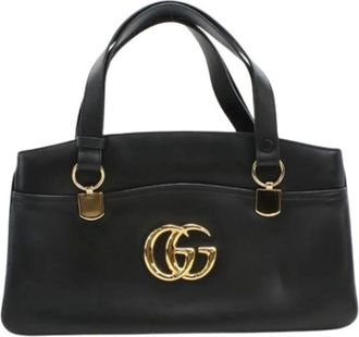 Gucci Pre-owned Handbags, female, Black, Size: ONE SIZE Pre-owned Vintage Handbag