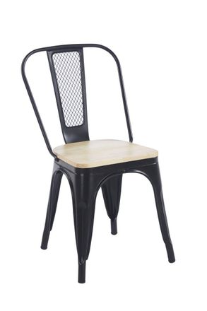 Regalos Miguel Packs Sillas Comedor - Pack 4 Sillas Valix Madera Natural - Negro