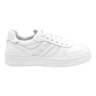 Hogan Witte Schoenen met Veters Elegante Stijl - Heren - Sneakers - Wit - 40 EU - Leer - Schoenen