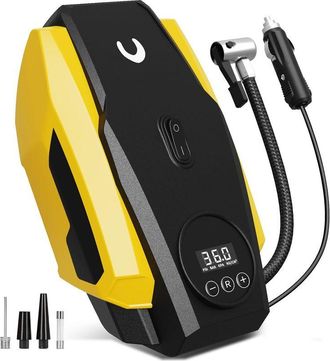 OEM Compresor De Aire Port&aacute;til Para Inflar Neum&aacute;ticos - Bomba De Aire Para Neum&aacute;ticos De Coche - Bomba De Aire Compacta De 12 V Cc Con Funci&oacute;n De Apagado 