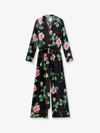 Dolce & Gabbana Tuta in seta con stampa iconica - DOLCE & GABBANA - gender_Woman