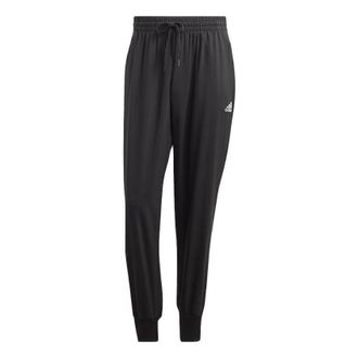 adidas Aeroready Essentials Stanford Tapered Cuff Embroidered Small Logo Pants Black IC0059