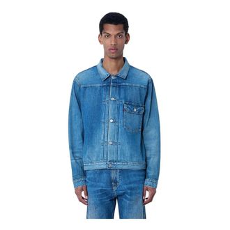 Levi's Denim Jackets, male, Blue, Size: L Denim Jacket