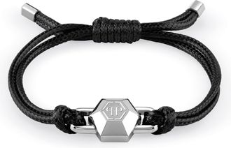 Philipp Plein Plein Edge Cotton Cord Bracelet