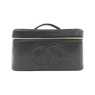 Chanel Pre-owned Handbags, female, Black, Size: ONE SIZE Pre-owned Caviar Skin Bag