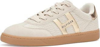Tommy Hilfiger Maisie Womens Wedge Shoes Gold/Beige : 9.5 M, Rubber
