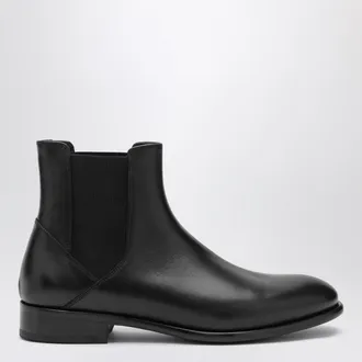 Doucal's Stivaletto nero in pelle liscia