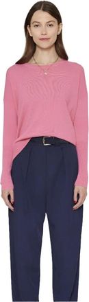 arch4 Manhatten Pullover - Dames - Ronde hals truien - Roze - M - Leer - Truien & Vesten