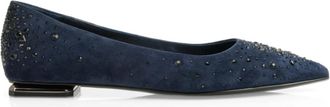 Marc Cain Ballerina - Dames - Ballerinas - Blauw - 38 EU - Leer - Schoenen
