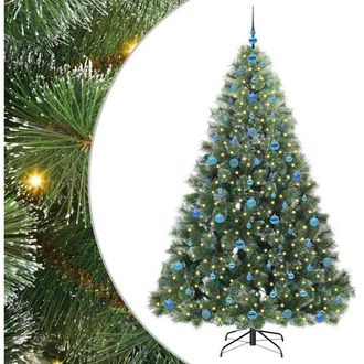 vidaXL &Aacute;rbol De Navidad Artificial Con 300 Led Verde 210 Cm Pe Y Pvc Vidaxl