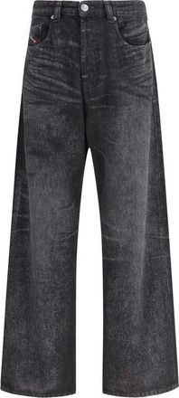 Diesel Jeans, Heren, Zwart, W31, Katoen, Relaxed Jeans 2001 D-macro