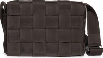 Bottega Veneta Large Cassette Intrecciato Webbed Shoulder Bag in Black at Nordstrom