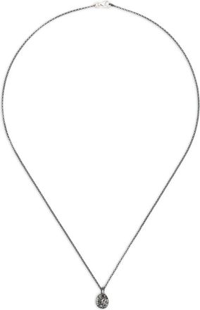 Rosa Maria Sterling zilveren halsketting met diamanten kruishanger