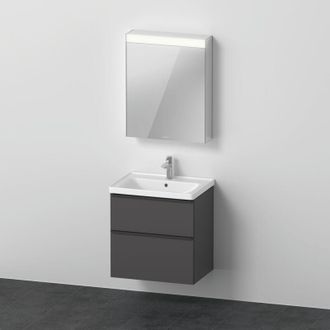Duravit Duravit - Juego De Muebles D-neo, Lavabo Con Mueble De Pared Y Armario Con