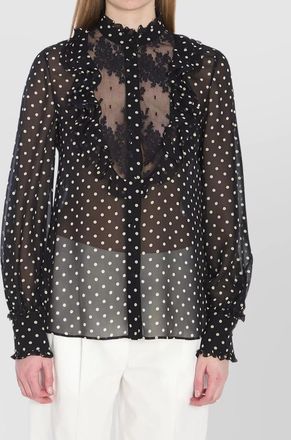 Valentino Garavani silk shirt polka dots