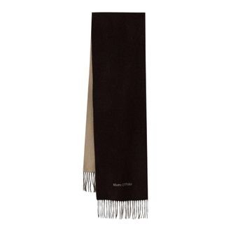 Marc O'Polo Sjaals - Dames - Accessoires - Bruin - Maat: ONE Size Wol