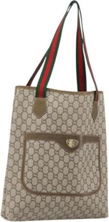 Gucci Pre-owned Tote Bag - Dames - Vintage Shopper - Beige - ONE Size - Vintage