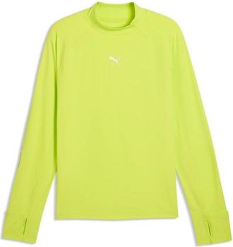Puma Brightstride CLOUDSPUN Ultra Soft Long Sleeve T-Shirt Sunny Lime 529007-55