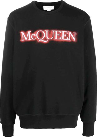 Lightweight deals Alexander McQueen Sweatshirt with skull logo and stripes