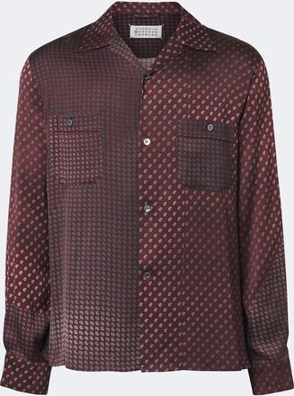 Maison Margiela Paisley satin shirt