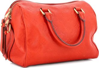 Louis Vuitton Speedy Bandouliere Bag Monogram Empreinte Leather 25 shoulder bag - Rood