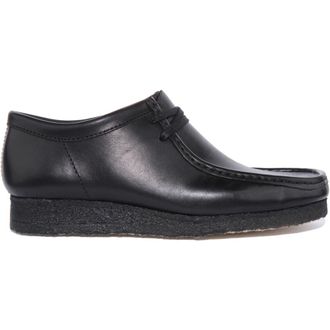 Clarks Black Wallabee Shoes Men - male - Clarks - Laced Shoes - Black - 10 1/2 UK - Shoes