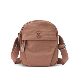 Generic Purple Crossbody Messenger Bag for Women, Small Shoulder Bag with Adjustable Strap (Chestnut)