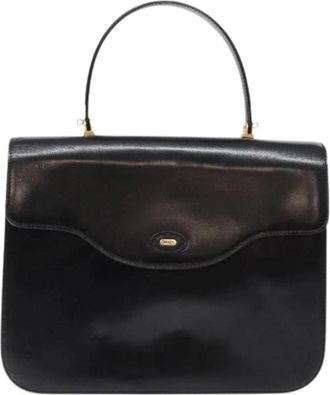 Bally Pre-owned Handbag - Dames - Vintage Handtas - Zwart - ONE Size - Leer - Vintage