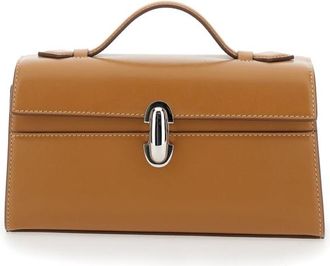 Savette Handbag Symmetry With Brown Leather Details For