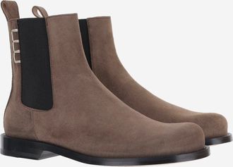 J.W.Anderson Loafer-Hybrid Leather Chelsea Boot - Brown
