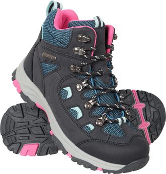 Mountain Warehouse Adventurer Kids Waterproof Boots - IsoDry Footwear with Synthetic Upper, Heel & toe bumpers - For Spring Summer, Hiking, Trekking, Outdoors & Walking 