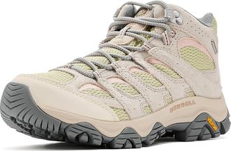 Merrell Moab 3 Mid Waterproof Womens Hiking Boots Meadow : 10.5 M, Textile