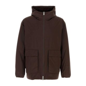 Herno Down Jackets, male, Brown, Size: M Felpa