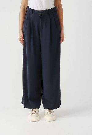 Max Mara S Max Mara Pantaloni wide-leg Max Mara in cr&ecirc;pe