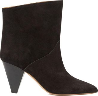 Isabel Marant Stivali Loline in pelle scamosciata 75mm - Nero