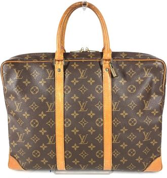 Louis Vuitton Brown Monogram Monogram Briefcase (Pre-Owned)