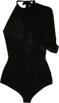 Magda Butrym Cape-Style Bodysuit - Womens - Cupro/Spandex/Elastane