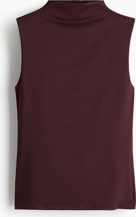 H&M Turtleneck-Top aus Mikrofaser - Red