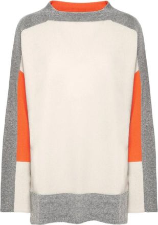 Elena Miro Dames, Truien, Oranje, Maat: 2XL Wol