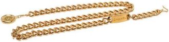 Chanel Pre-owned Vintage Metal Belt - Dames - Vintage Accessoires - Geel - ONE Size - Vintage