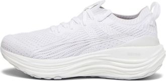 Puma (WMNS) PUMA ForeverRun Nitro Knit White Feather Grey 379140-01
