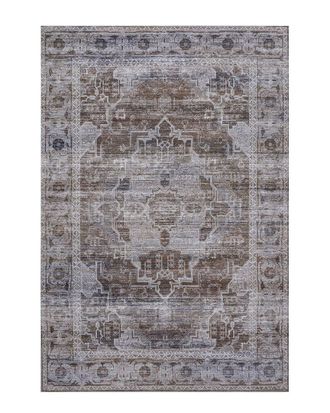 Jonathan Y Designs Jonathan Y Alanya Ornate Medallion Machine-Washable Chenille Rug