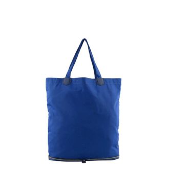 Pourchet Tassen, Dames, Blauw, ONE Size, Leer, Travel Petit