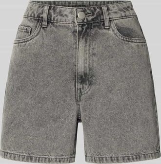 Pieces Regular Fit Jeansshorts aus Baumwoll-Mix Modell ABBI in Hellgrau, Gr&ouml;&szlig;e XL