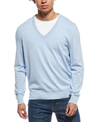 Brooks Brothers Jersey V-Neck Sweater
