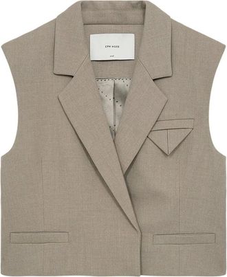 Copenhagen Muse Dames, Jassen, Beige, Maat: L